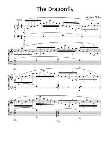 Lyric Etude No.9 "The Dragonfly"