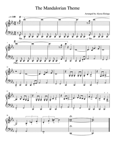 The Mandalorian (arr. Alyssa Elzinga)