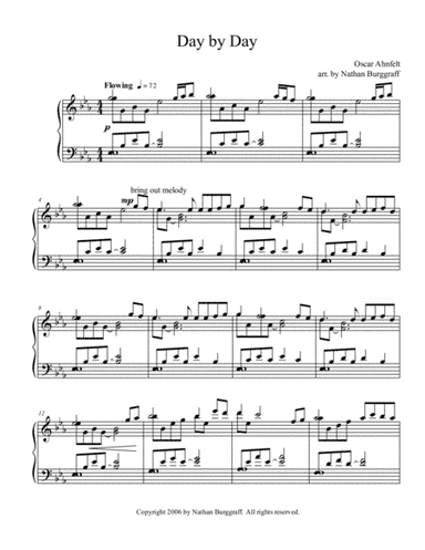 Day by Day (arr. Nathan Burggraff)