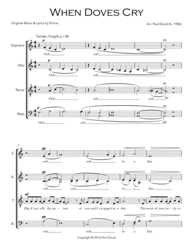 When Doves Cry (arr. Paul Doust)