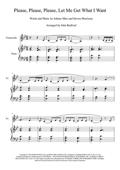 Please, Please, Please, Let Me Get What I Want (arr. John Redford)