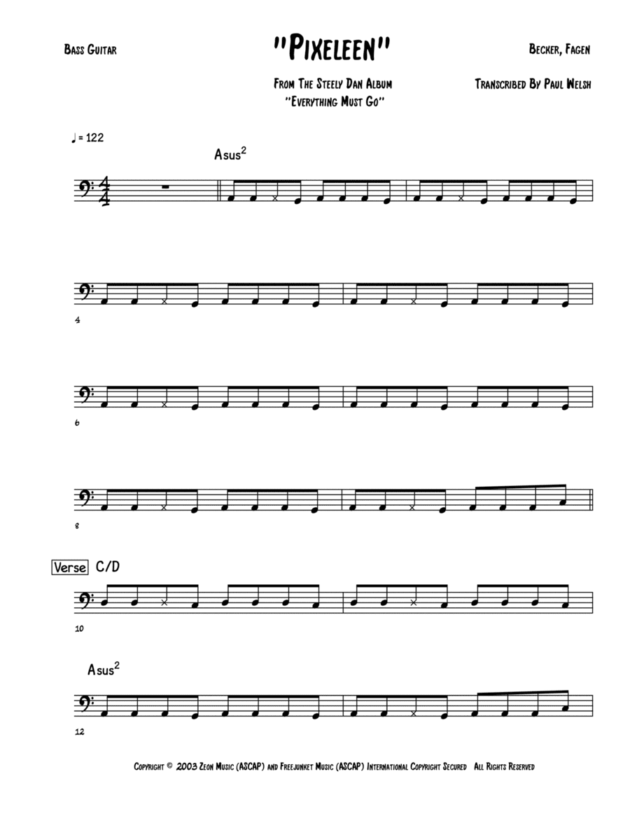Pixeleen (arr. Accubass)