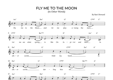 Fly Me To The Moon (in Other Words) (arr. Alex Nunes Rodrigues)