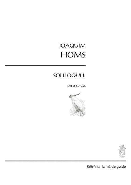 Soliloqui II per a cordes