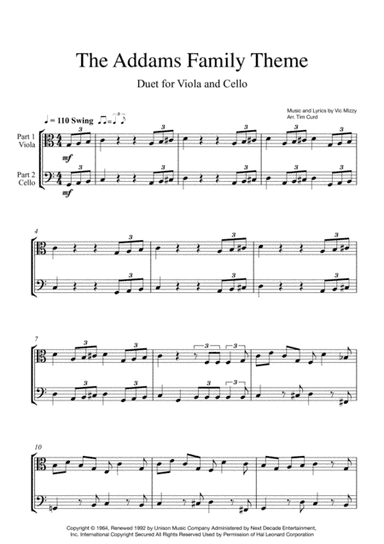 Addams Family Theme (arr. Tim Curd)