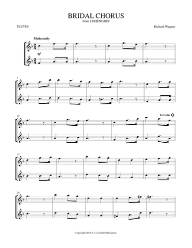 Bridal Chorus (Here Comes the Bride) (arr. Mark Phillips)