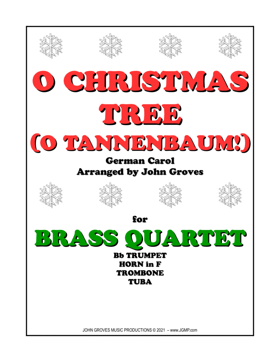 O Christmas Tree (O Tannenbaum!) - Brass Quartet (arr. John Groves)