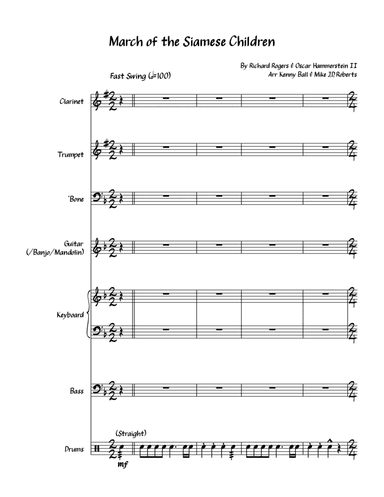 The March Of The Siamese Children (arr. Mike J.D. Roberts)