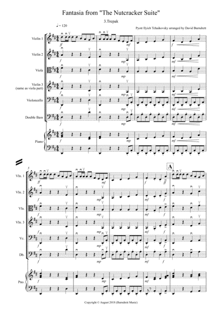 Trepak (Fantasia from Nutcracker) for String Orchestra (arr. David Burndrett)