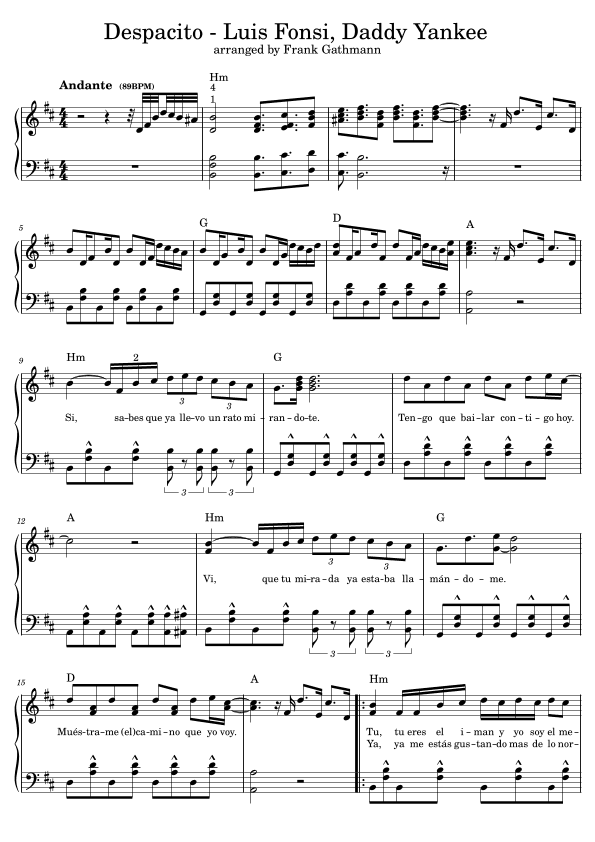 Despacito (arr. Frank Gathmann)