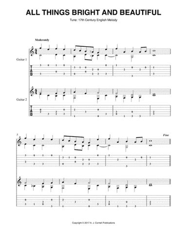 All Things Bright and Beautiful (arr. Mark Phillips)