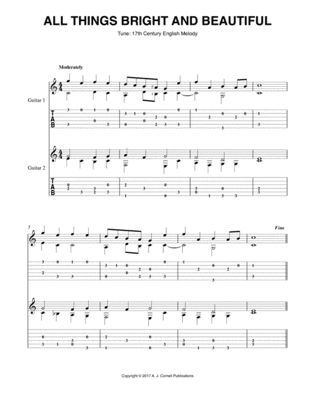 All Things Bright and Beautiful (arr. Mark Phillips)