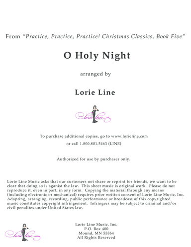 O Holy Night - EASY! (arr. Lorie Line)