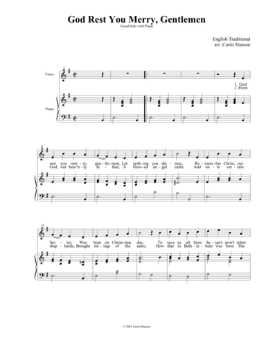 God Rest You Merry, Gentlemen (arr. Curtis Hanson)