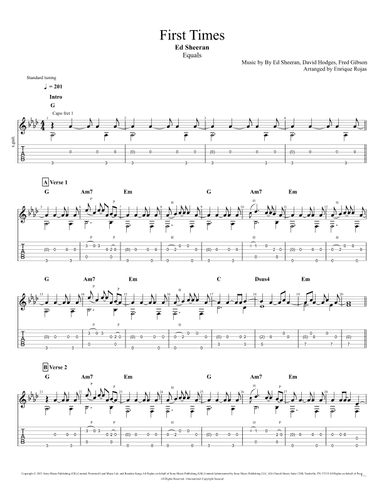 First Times (arr. Enrique Rojas)