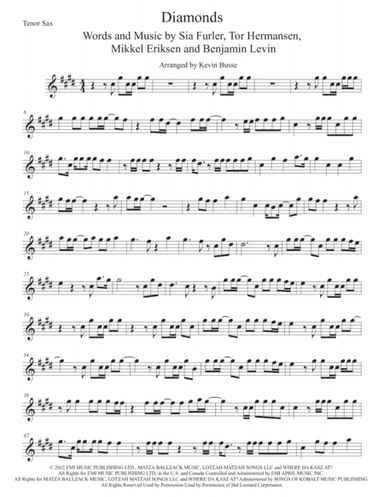 Diamonds (arr. Kevin Busse)