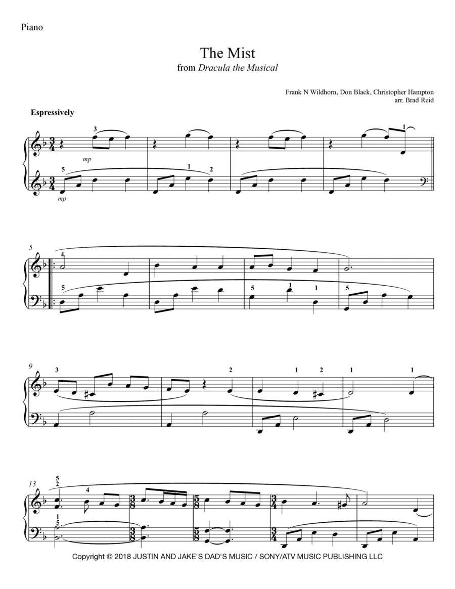 The Mist (arr. Brad Reid)