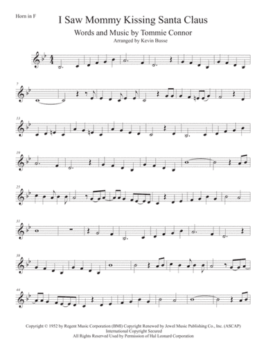 I Saw Mommy Kissing Santa Claus (arr. Kevin Busse)