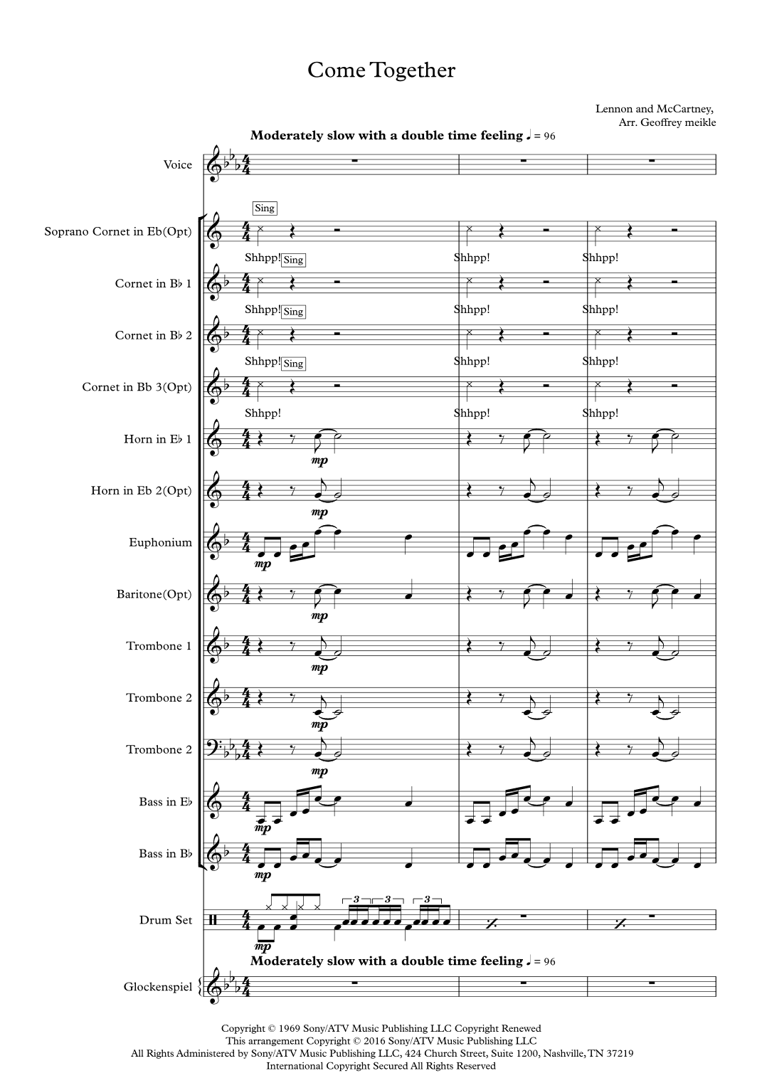 Come Together (arr. Geoffrey Meikle)