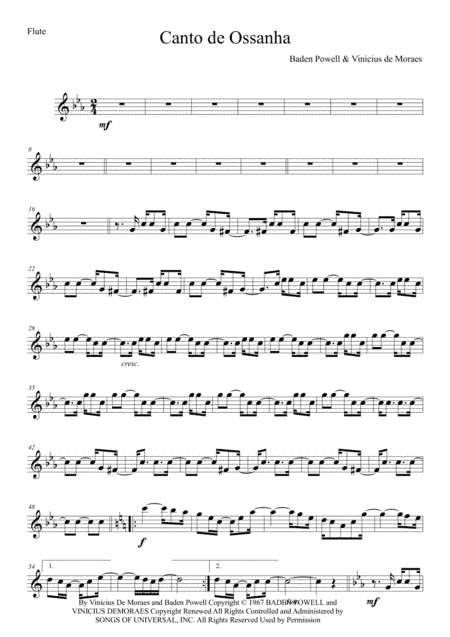 Canto De Ossanha (arr. Anderson Quevedo)