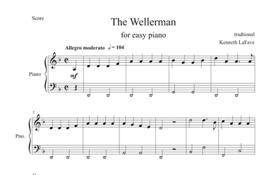 The Wellerman (easy piano) (arr. Kenneth LaFave)