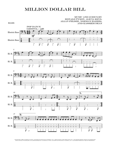 Million Dollar Bill (arr. David Lartey)