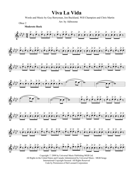 Viva La Vida (arr. John Kim)
