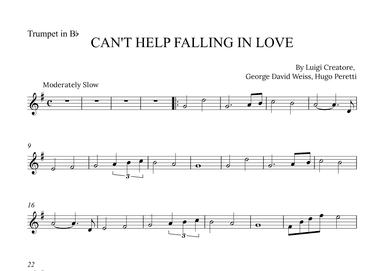 Can't Help Falling In Love (arr. Alex Nunes Rodrigues)