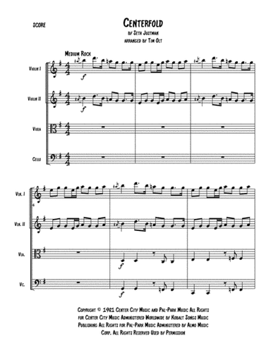 Centerfold (arr. Tim Olt)