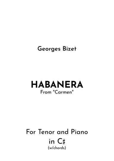 Habanera (arr. Jireh J.)