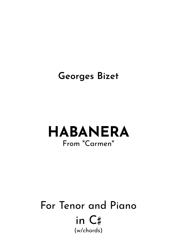 Habanera (arr. Jireh J.)