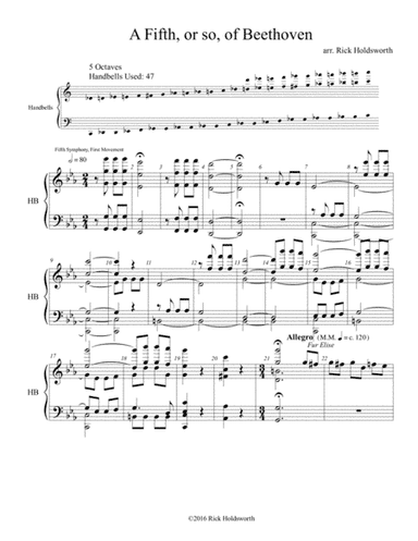 A Fifth, or so, of Beethoven (arr. Rick Holdsworth)