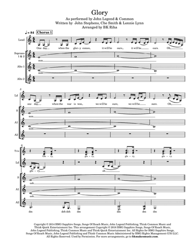 Glory (arr. Brandy Kay Riha / BK Riha)