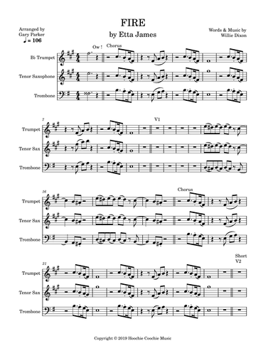 Fire (arr. Gary Parker)