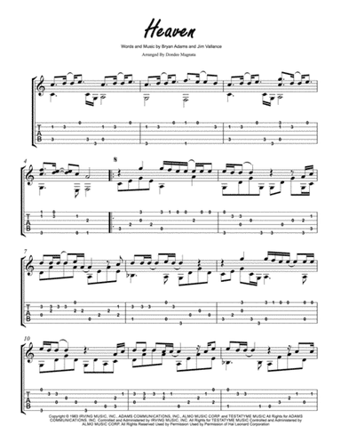 Heaven (arr. Dondee)