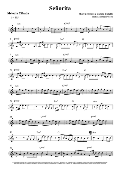 Senorita (arr. Israel Pessoa)