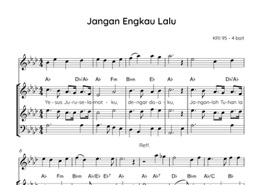Pass Me Not - Score Only (arr. Angie Wiranata)