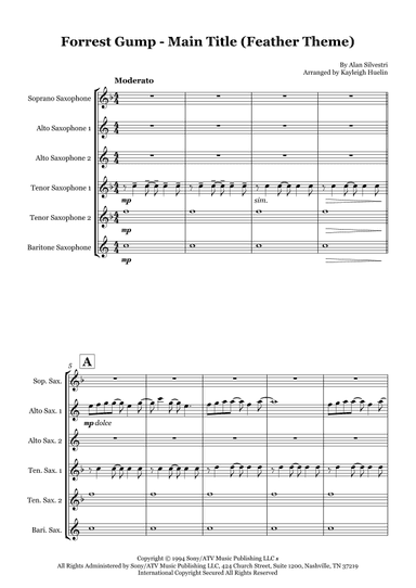 Forrest Gump - Main Title (feather Theme) (arr. Kayleigh Huelin)