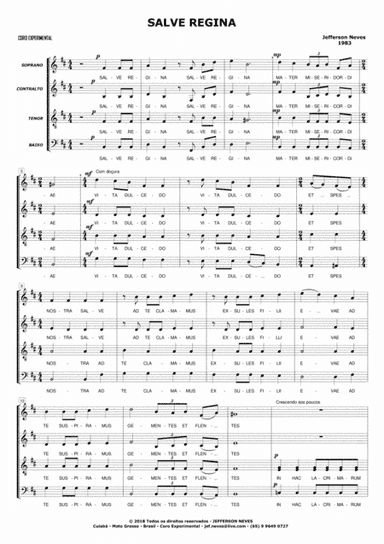 SALVE REGINA - SATB