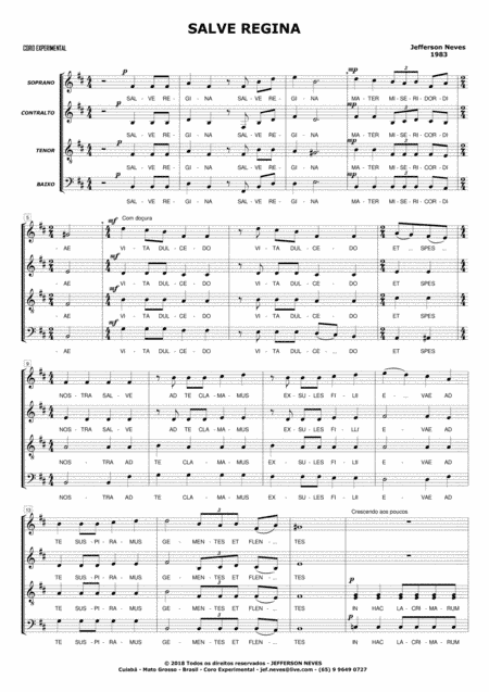 SALVE REGINA - SATB