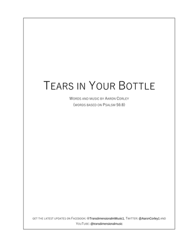 Tears in Your Bottle