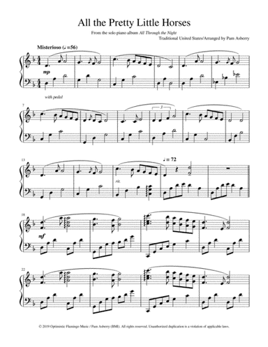 All the Pretty Little Horses (arr. Pam Asberry)
