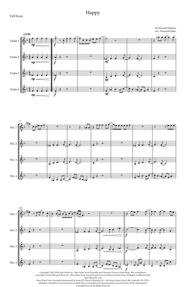 Happy (arr. Fernando Britto)