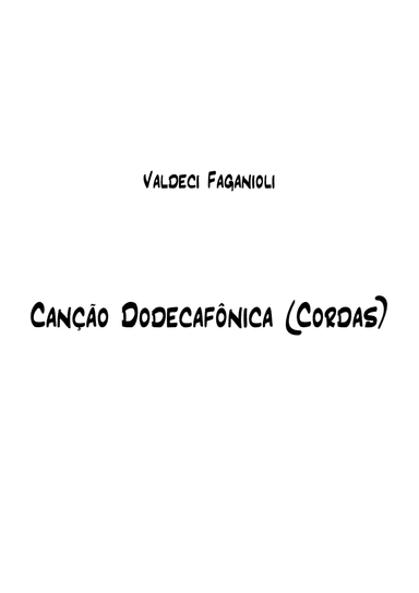 Canção Dodecafônica