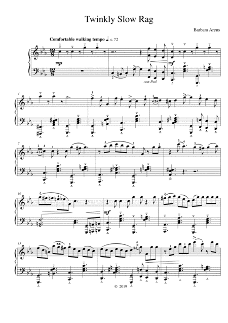 Twinkly Slow Rag