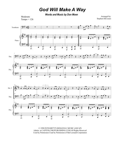 God Will Make A Way (arr. Stephen DeCesare)
