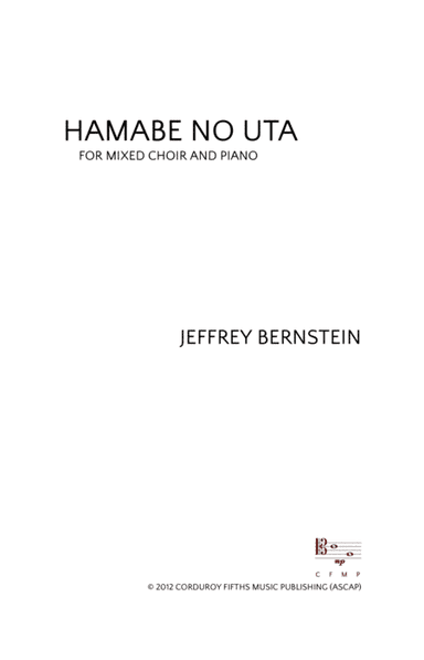 Hamabe No Uta (arr. Corduroy Fifths Music Publishing)