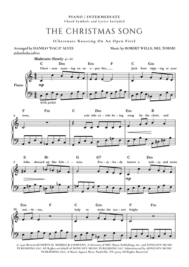 The Christmas Song (chestnuts Roasting On An Open Fire) (arr. Danilo "Daca" Alves)