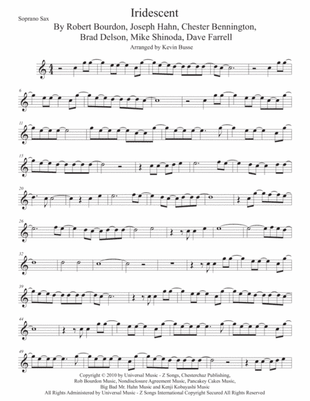Iridescent (arr. Kevin Busse)