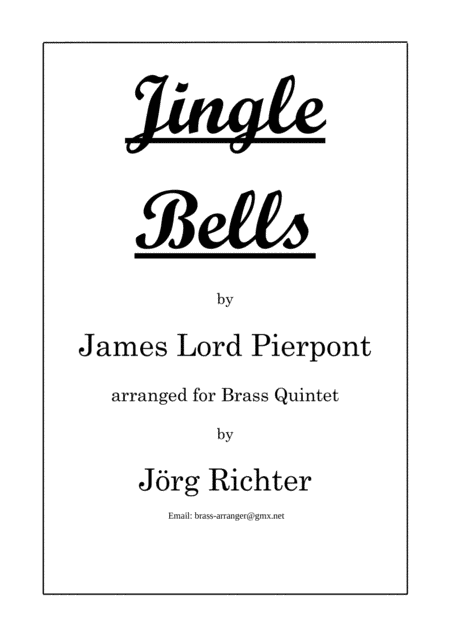 Jingle Bells for Brass Quintet (arr. Jörg Richter)
